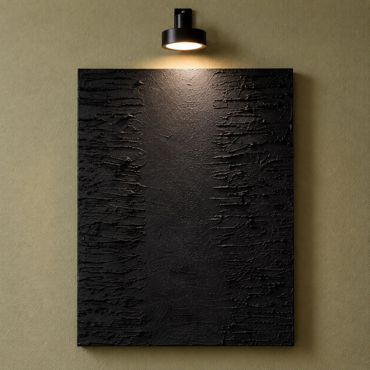 NOISE — Handmade Texturized Wall Art (Lights included)