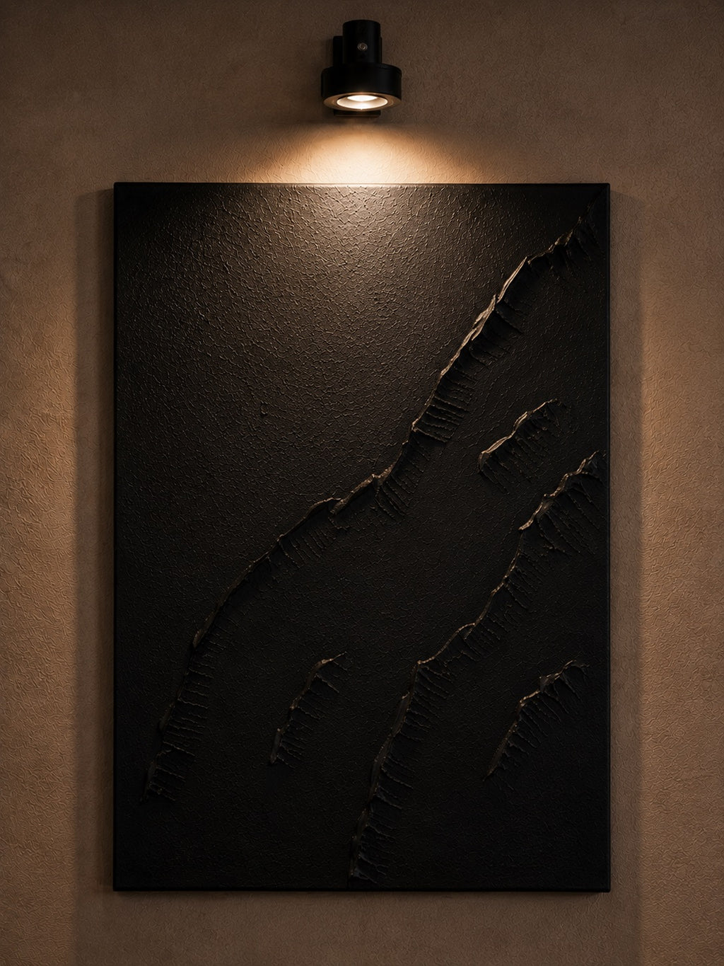TIDE — Handmade Texturized Wall Art (Lights included)