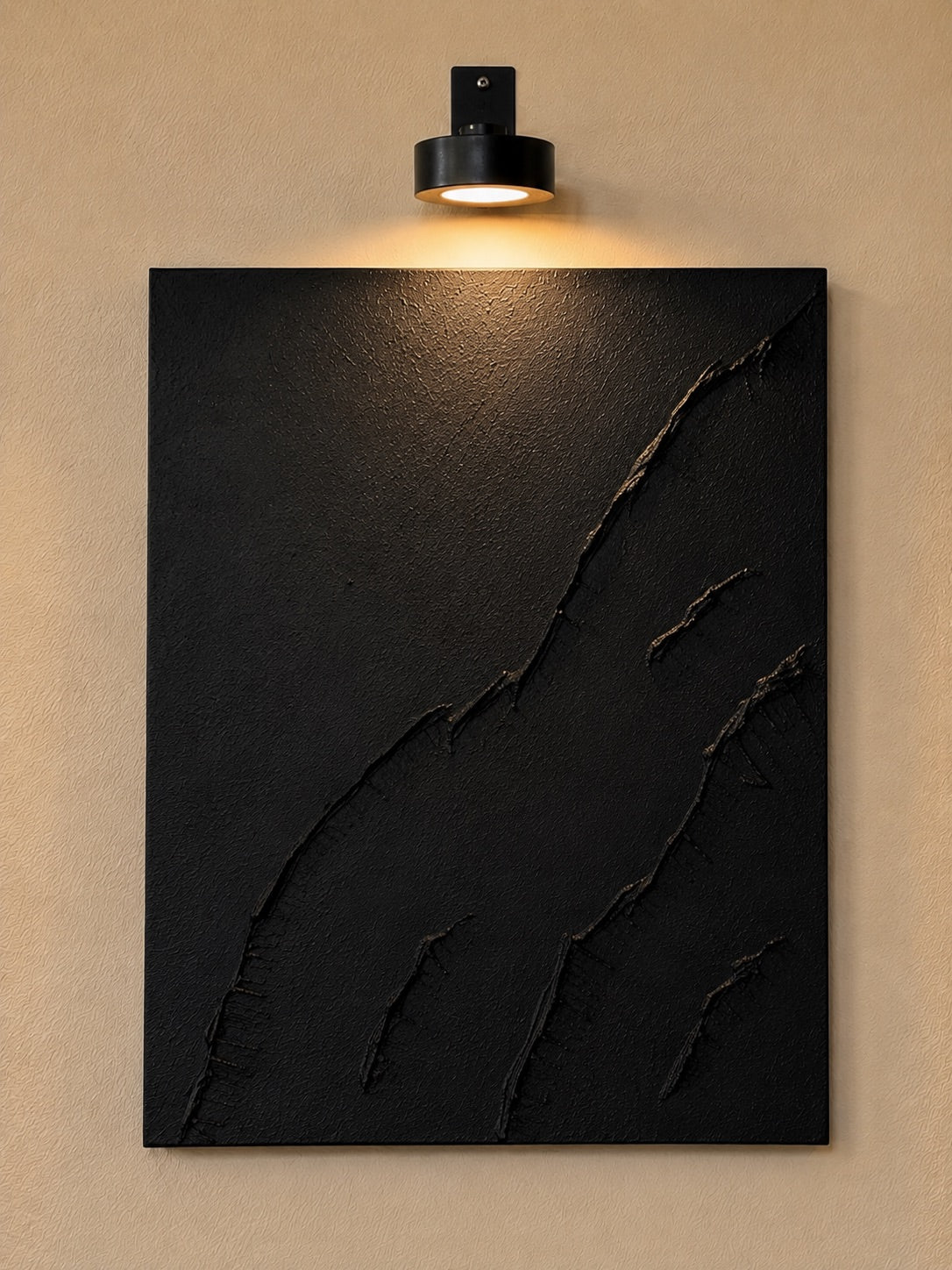 TIDE — Handmade Texturized Wall Art (Lights included)
