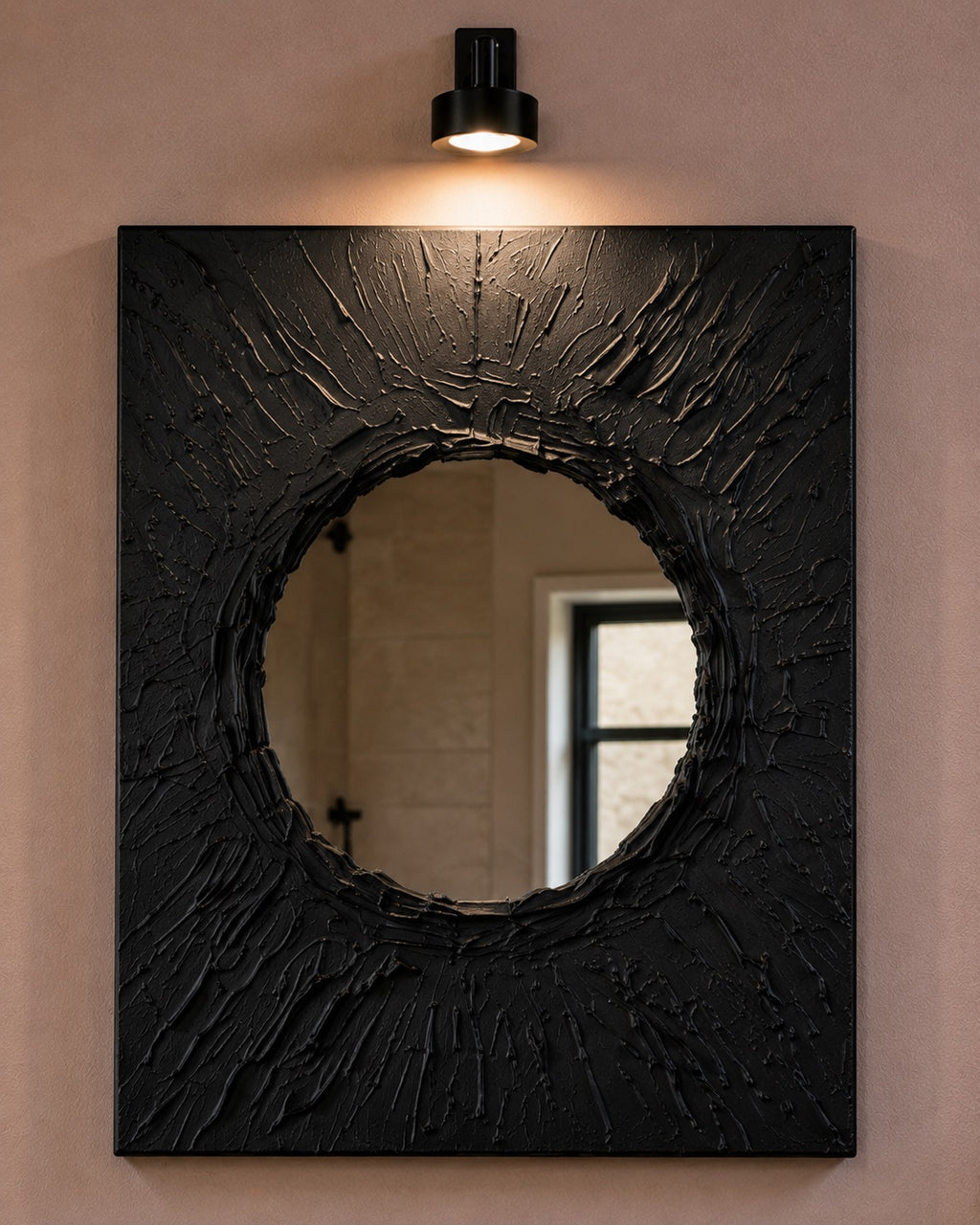 DEPTH — Handmade Texturized Wall Art (Lights included)