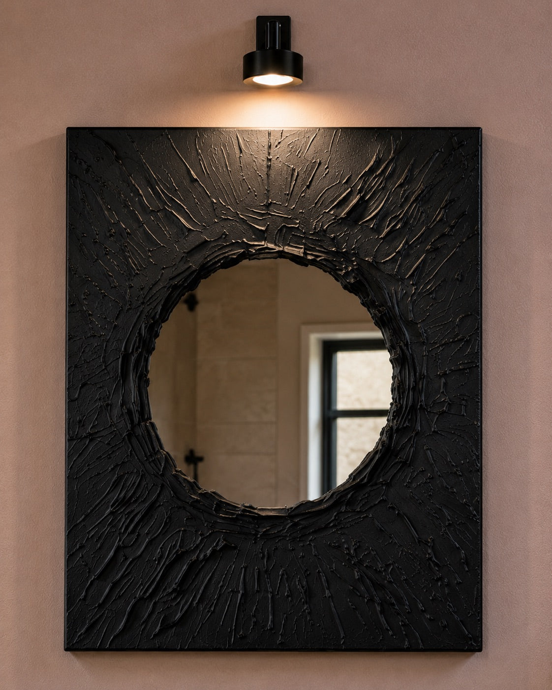 DEPTH — Handmade Texturized Wall Art (Lights included)