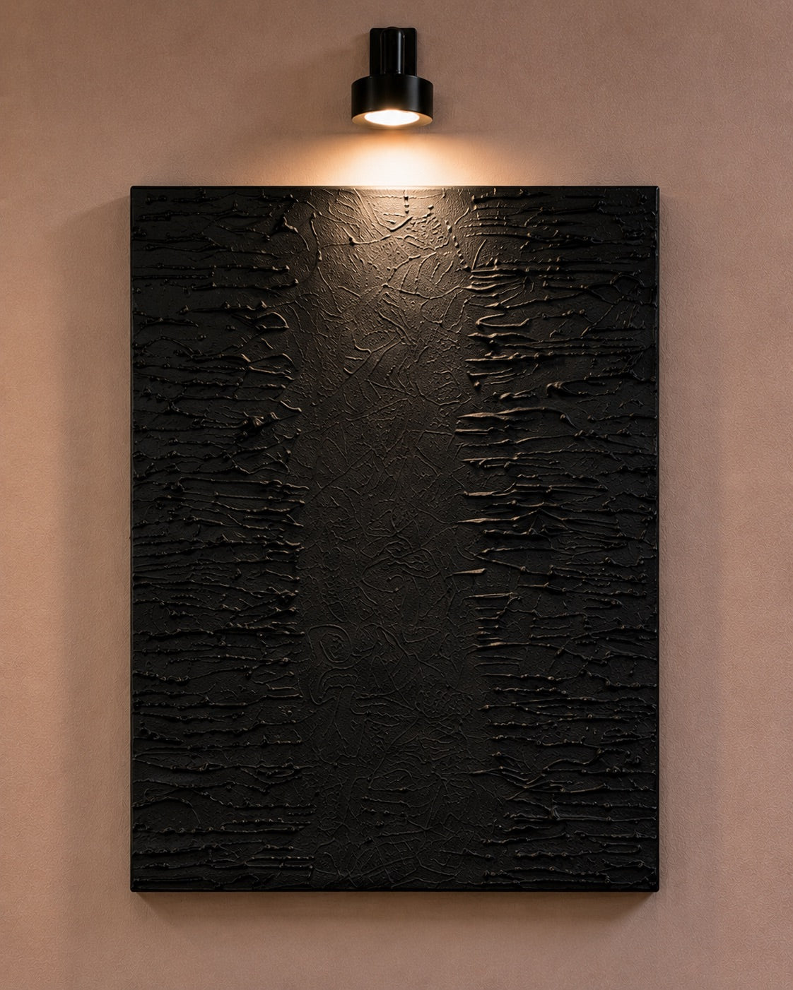 NOISE — Handmade Texturized Wall Art (Lights included)