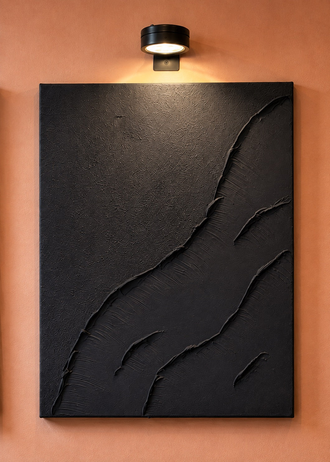 TIDE — Handmade Texturized Wall Art (Lights included)
