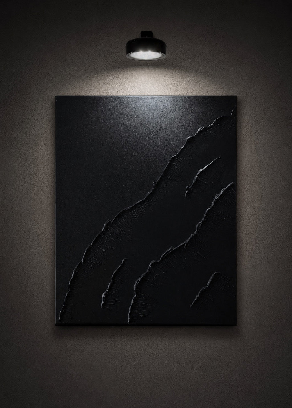TIDE — Handmade Texturized Wall Art (Lights included)