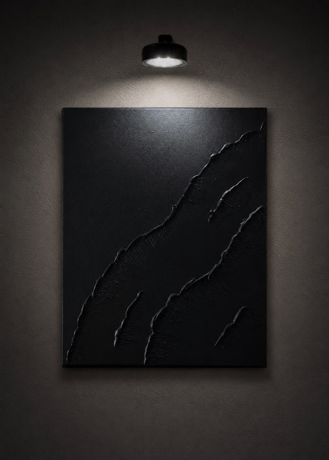 TIDE — Handmade Texturized Wall Art (Lights included)