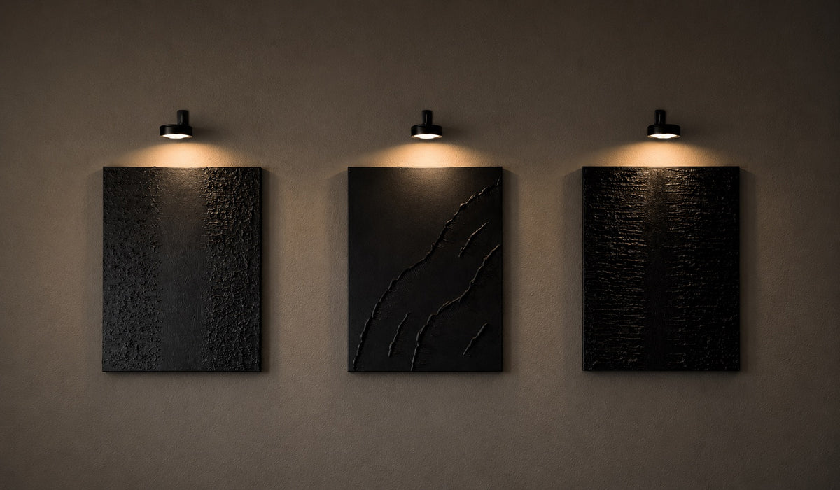 TIDE — Handmade Texturized Wall Art (Lights included)